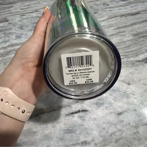 Starbucks Spearmint Pearl Siren Venti 24oz Tumbler - Picture 5 of 5
